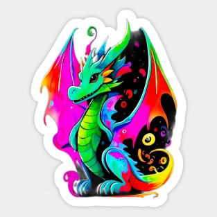 Welcome to the majestic year of the Green Dragon: a spectacular celebration of the Chinese New Year Sticker